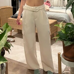 Express Cream Wide Leg Women's Pants